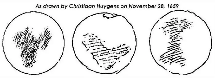 Christiaan Huygens Mars Çizimi